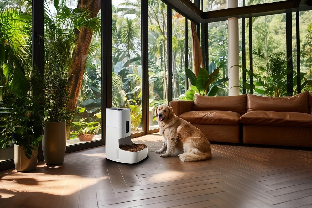smart dog houses with AC